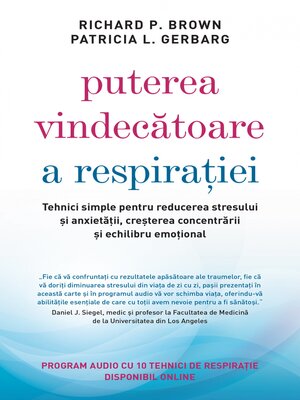 cover image of Puterea vindecatoare a respiratiei